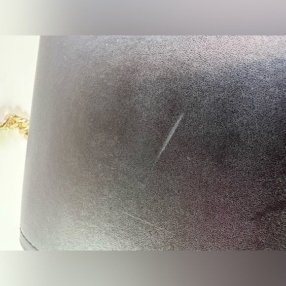 Kate Spade Arbour Hill Angelea Black Leather w/Pink Lining & Gold Chain - Picture 11 of 13